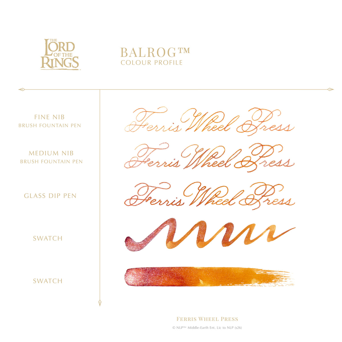 Warner Bros. | The Lord of the Rings 25th Anniversary | Balrog 38ml Ink