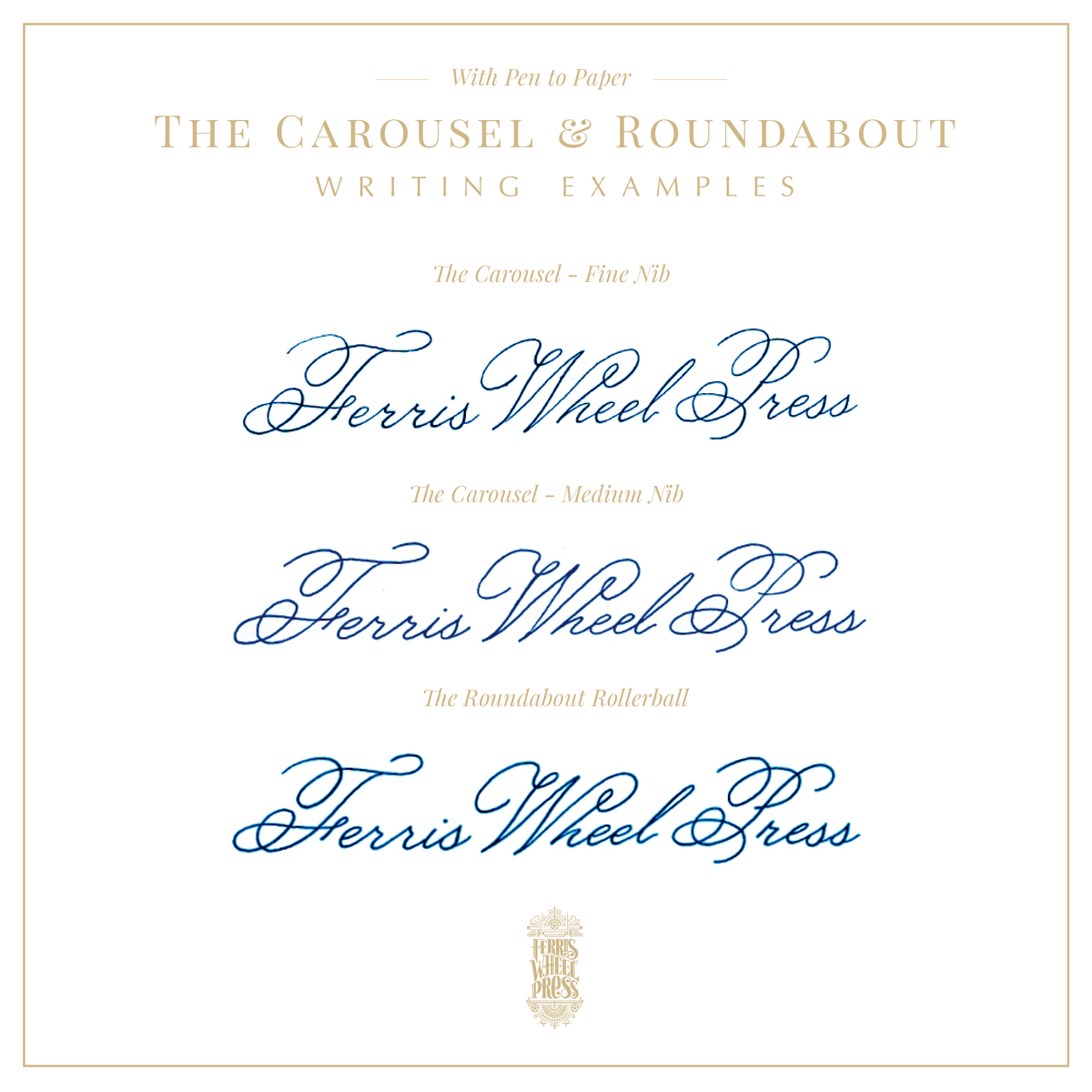 The Roundabout Rollerball Pen - Lost in the Leaves - Ferris Wheel Press