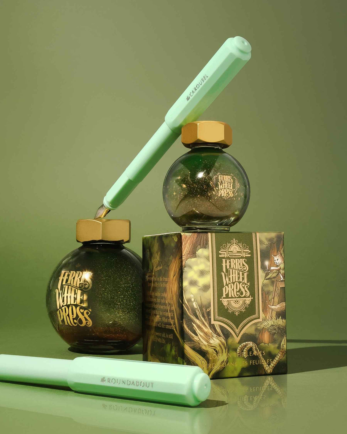 The Roundabout Rollerball Pen - Lost in the Leaves